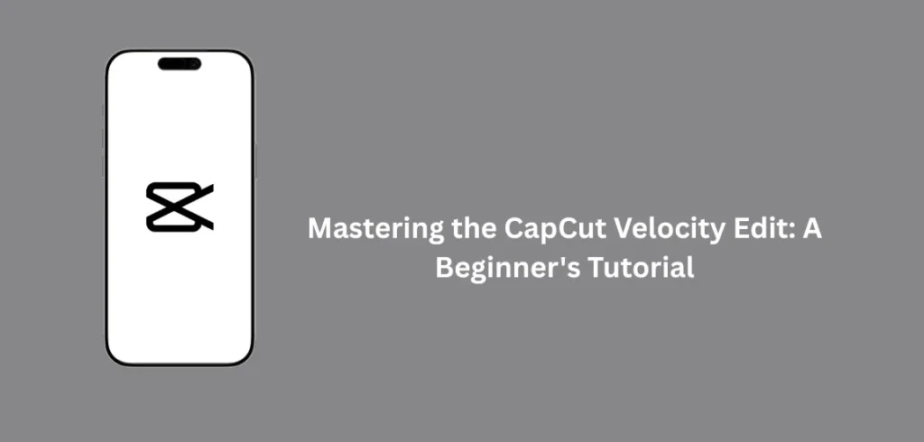 ​A smartphone screen showing the CapCut video editor interface, highlighting the speed curve tool used to create a CapCut velocity edit with alternating high and low speed points.